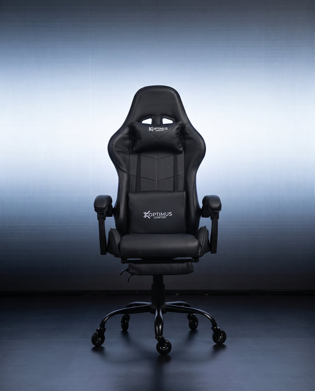 Silla Gamer 1039F Black con reposapiés y ruedas en silicona · set-2k · 00-1039f-pro-black-01-armonia.jpg