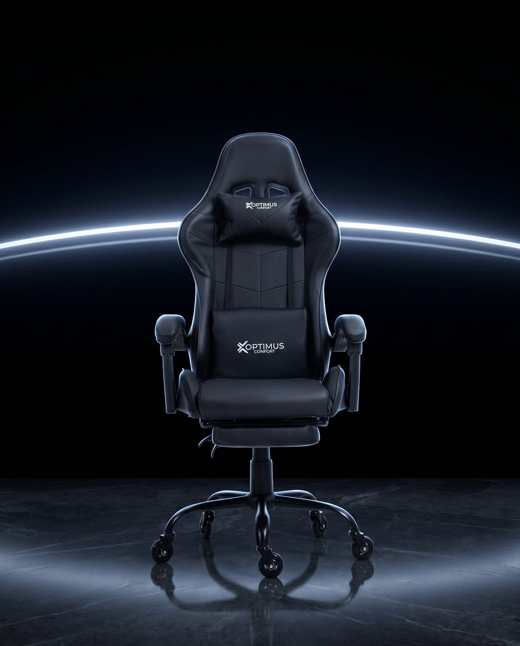 Silla Gamer 1039F Black con reposapiés y ruedas en silicona · set-2k · 01-1039f-pro-black-01-contraste.jpg