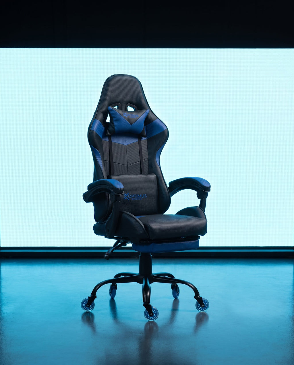 Silla Gamer 1039F Blue con reposapiés y ruedas en silicona · set-2k · 07-1039f-pro-blue-02-contraste.jpg