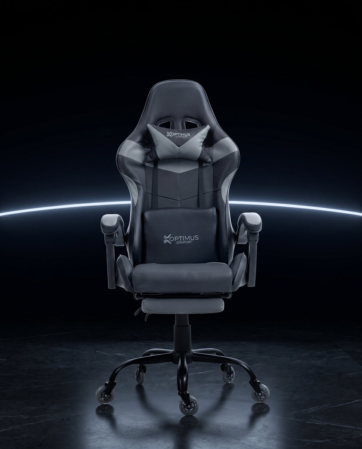Silla Gamer 1039F Grey con reposapiés y ruedas en silicona · set-2k · 09-1039f-pro-grey-01-contraste.jpg
