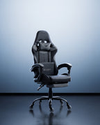 Silla Gamer 1039F Grey con reposapiés y ruedas en silicona · set-2k · 10-1039f-pro-grey-02-armonia.jpg