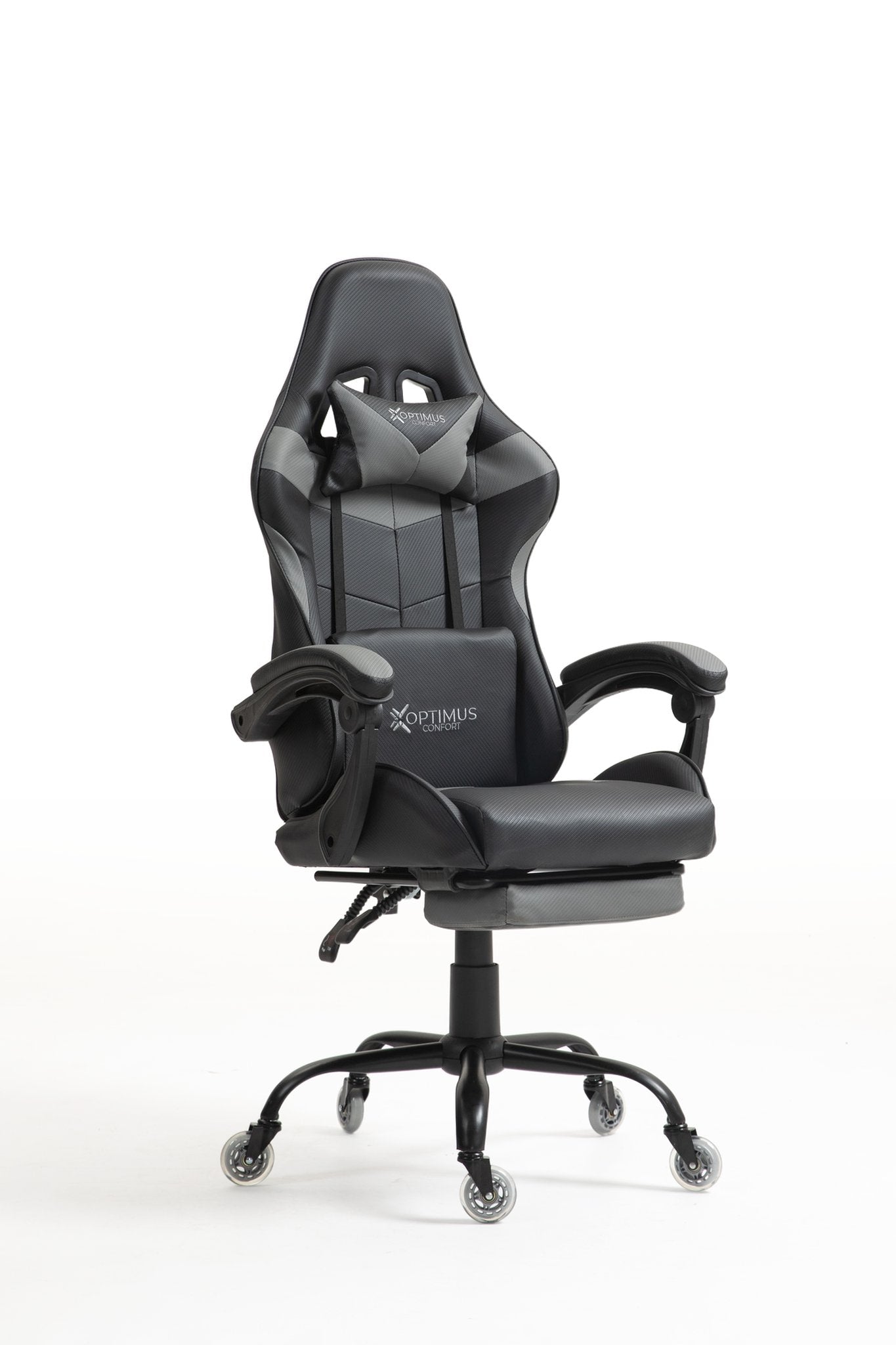 Silla Gamer 1039F Grey con reposapiés y ruedas en silicona · white-v5-norm · 1039f-pro-grey-02.jpg