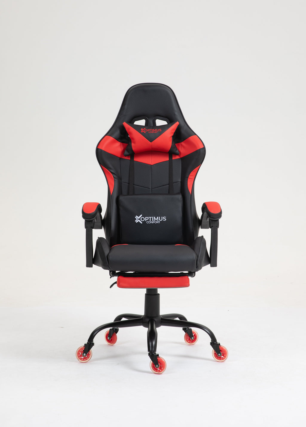 Silla Gamer 1039F Red con reposapiés y ruedas en silicona · named · 1039f-pro-red-01.jpg
