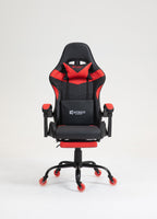 Silla Gamer 1039F Red con reposapiés y ruedas en silicona · named · 1039f-pro-red-01.jpg