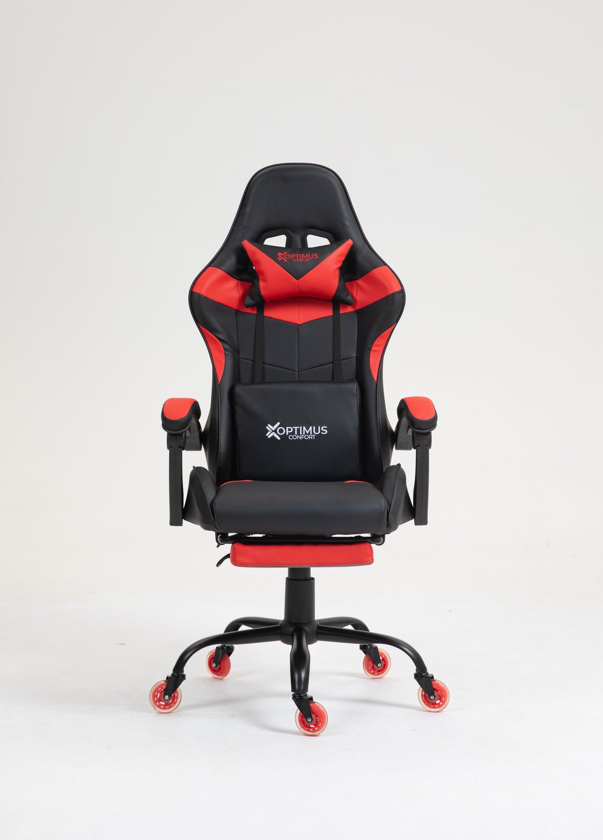 Silla Gamer 1039F Red con reposapiés y ruedas en silicona · named · 1039f-pro-red-01.jpg