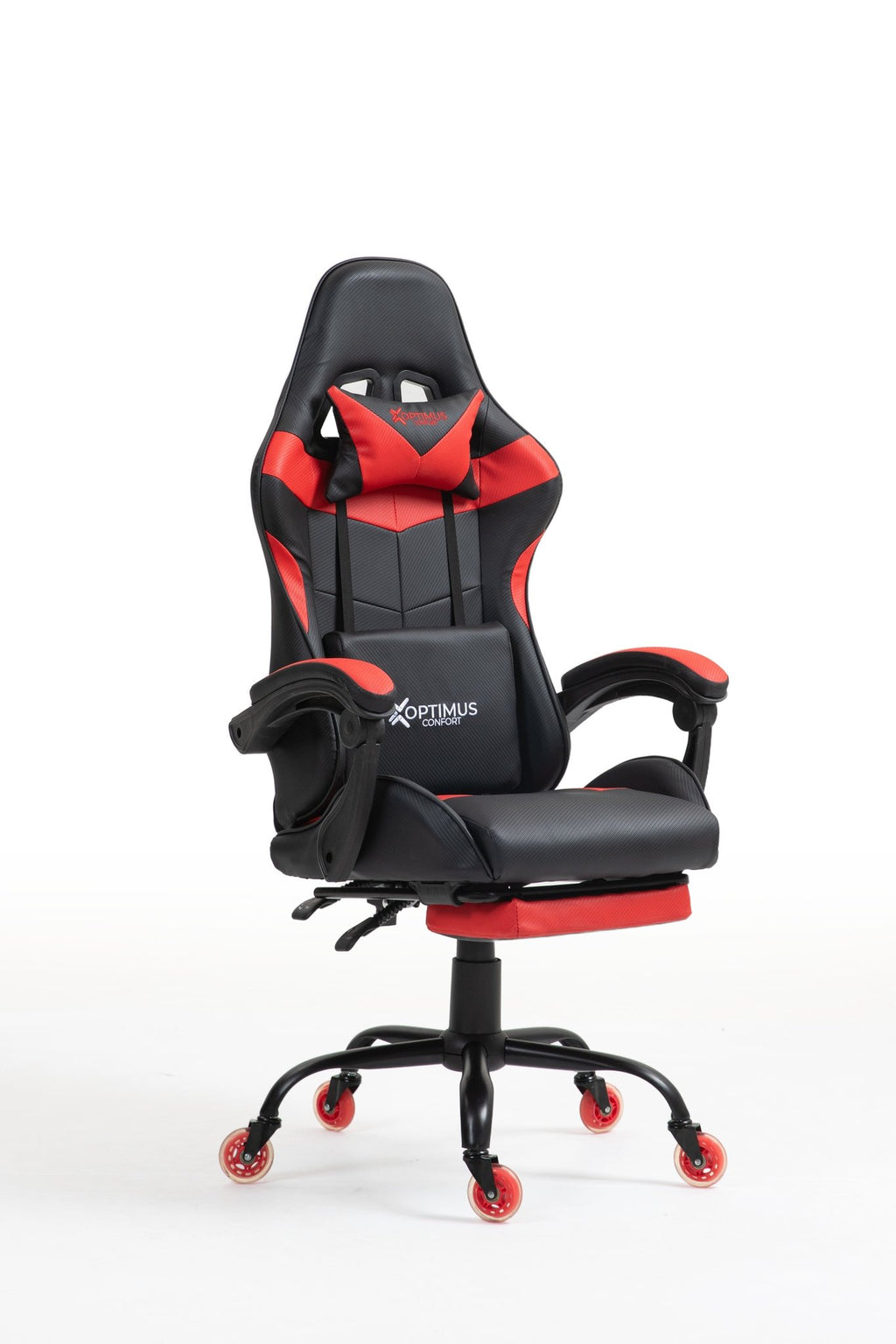 Silla Gamer 1039F Red con reposapiés y ruedas en silicona · white-v5-norm · 1039f-pro-red-02.jpg