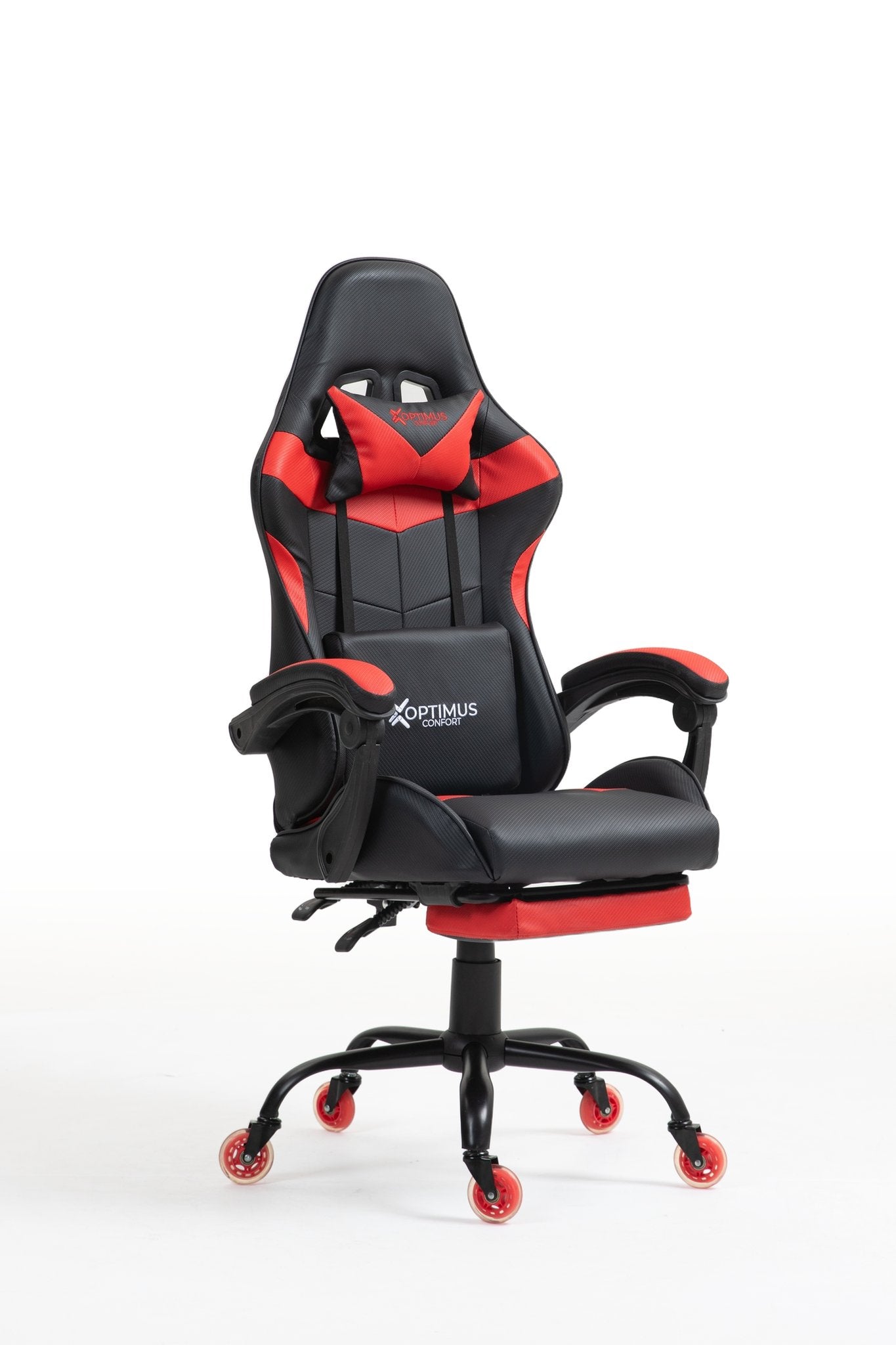 Silla Gamer 1039F Red con reposapiés y ruedas en silicona · white-v5-norm · 1039f-pro-red-02.jpg