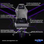 Silla Gamer TITANEVO 5D MAX Purple