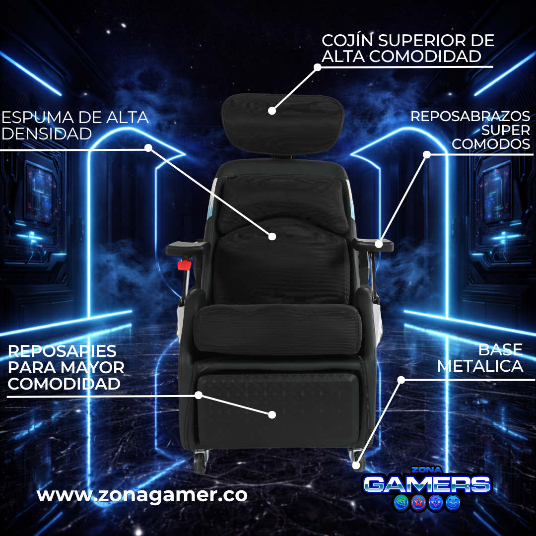 Sofá Gaming Luxur Blue