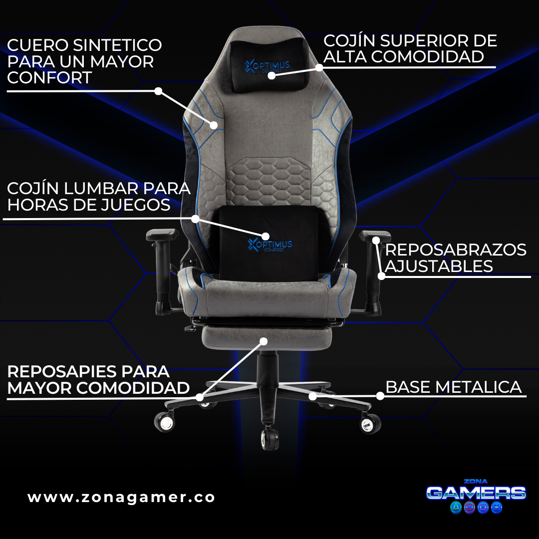 Silla Gamer TitanEvo Magnetic Blue