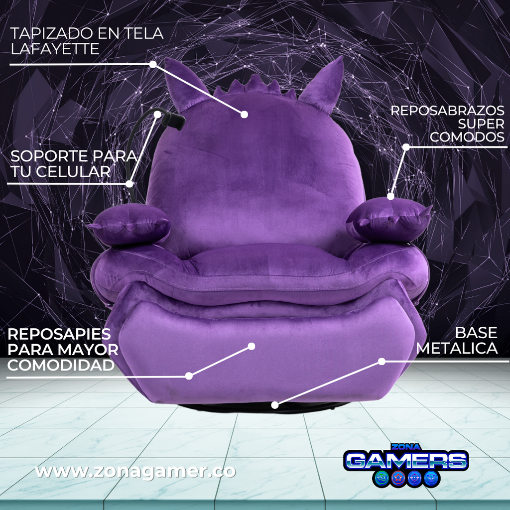 Sofá Gaming Claws Purple