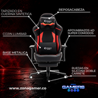 Silla Gamer Kaiser PRO Red