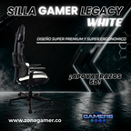 Silla Gamer Legacy Super Ergonomica White
