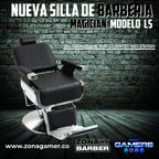Silla de Barberia Magician modelo LS