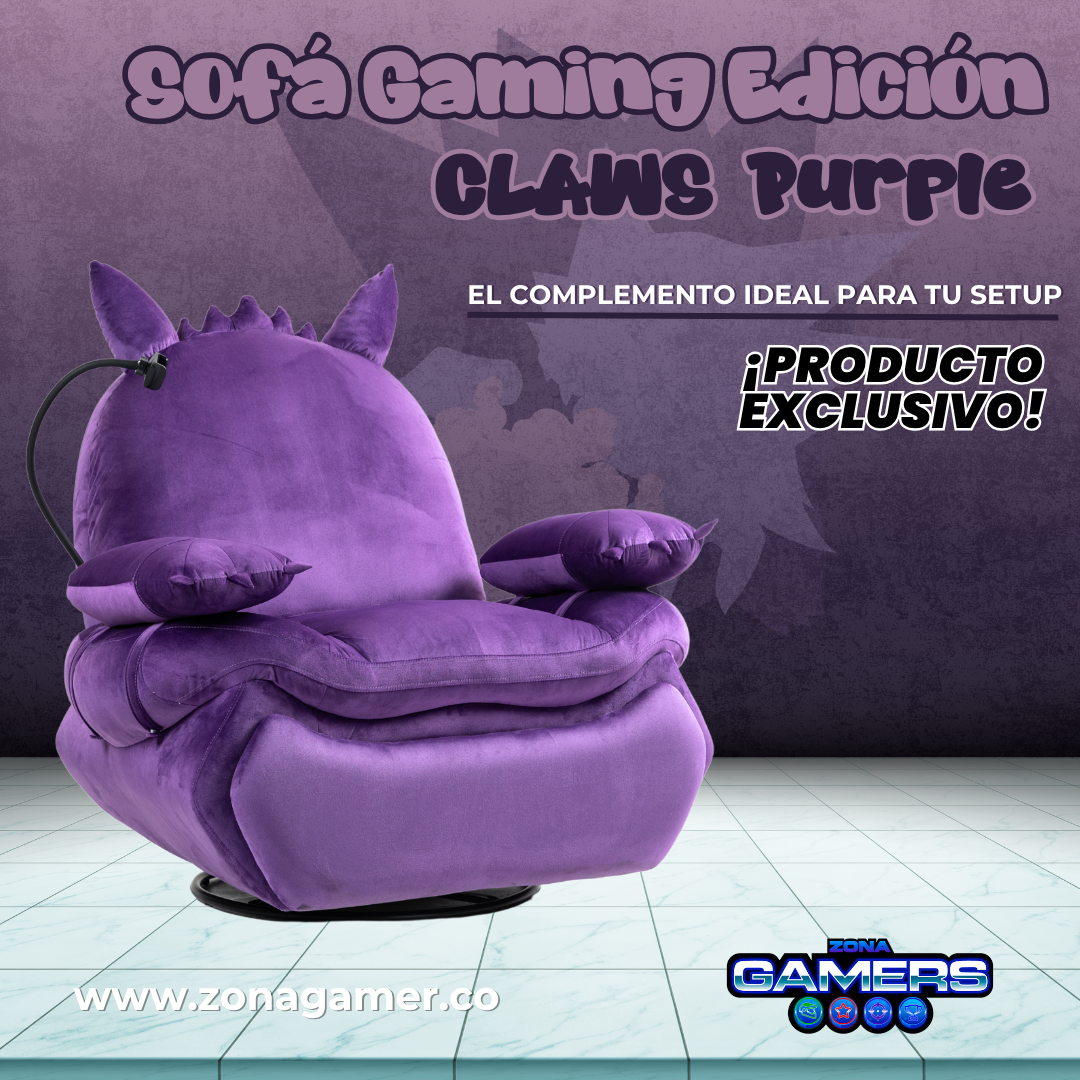 Sofá Gaming Claws Purple