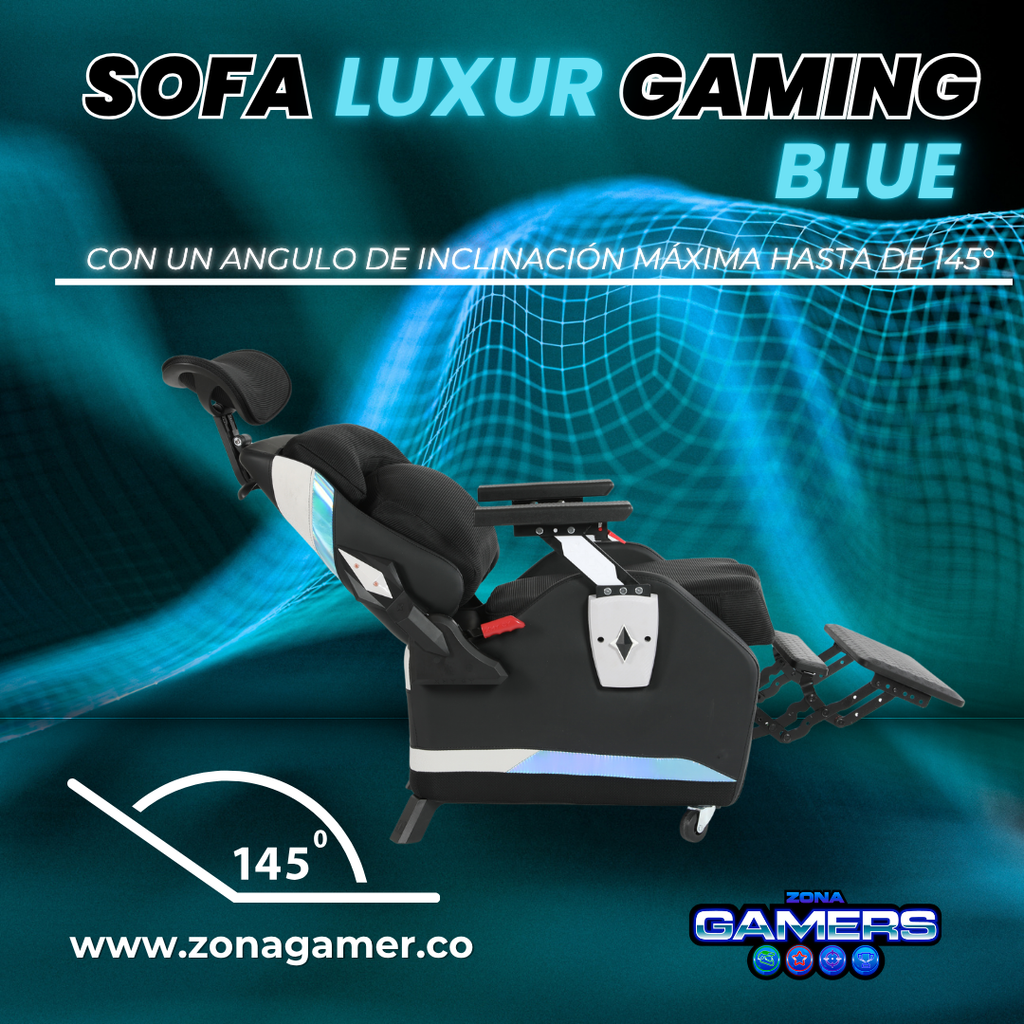 Sofá Gaming Luxur Blue