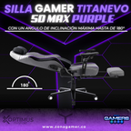Silla Gamer TITANEVO 5D MAX Purple