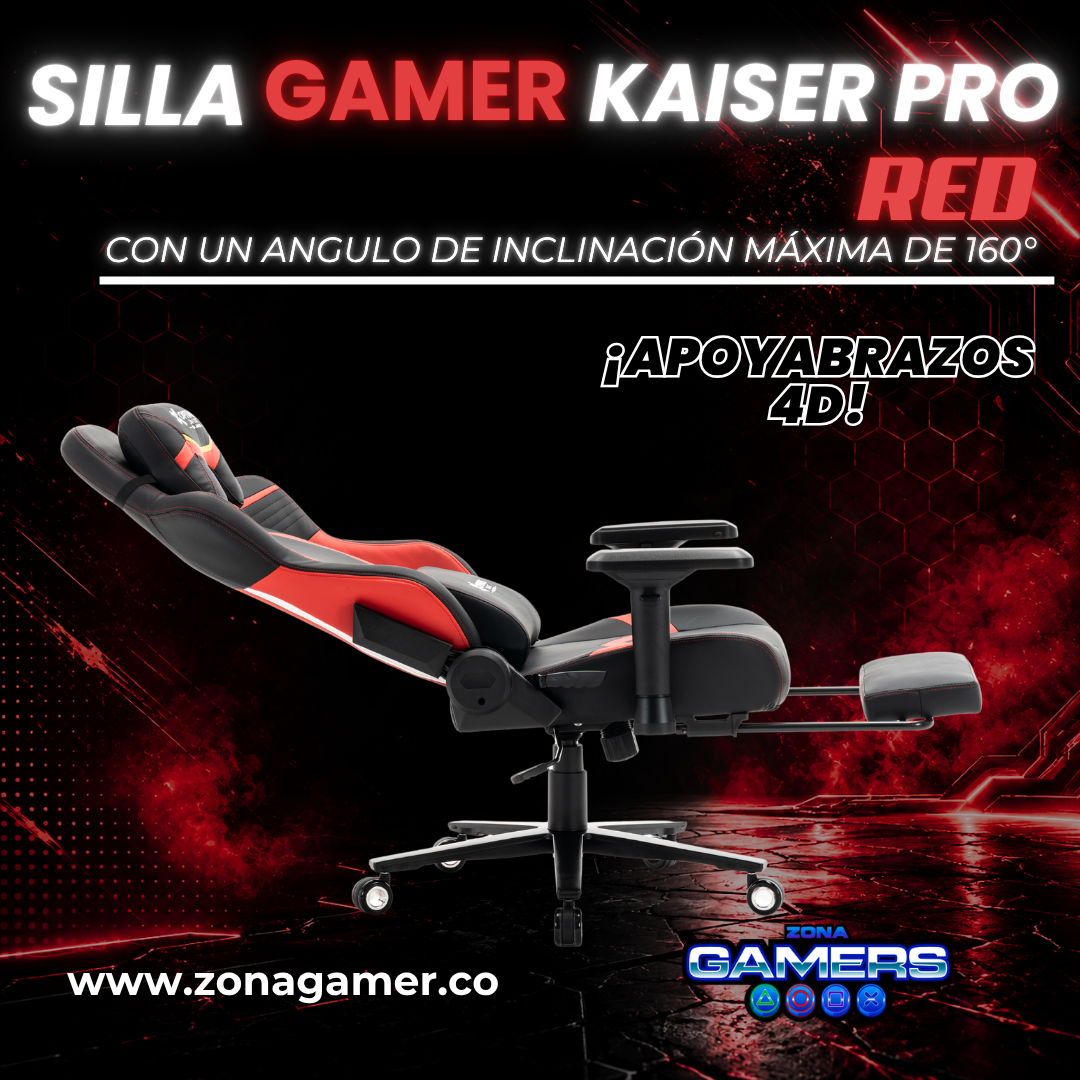 Silla Gamer Kaiser PRO Red