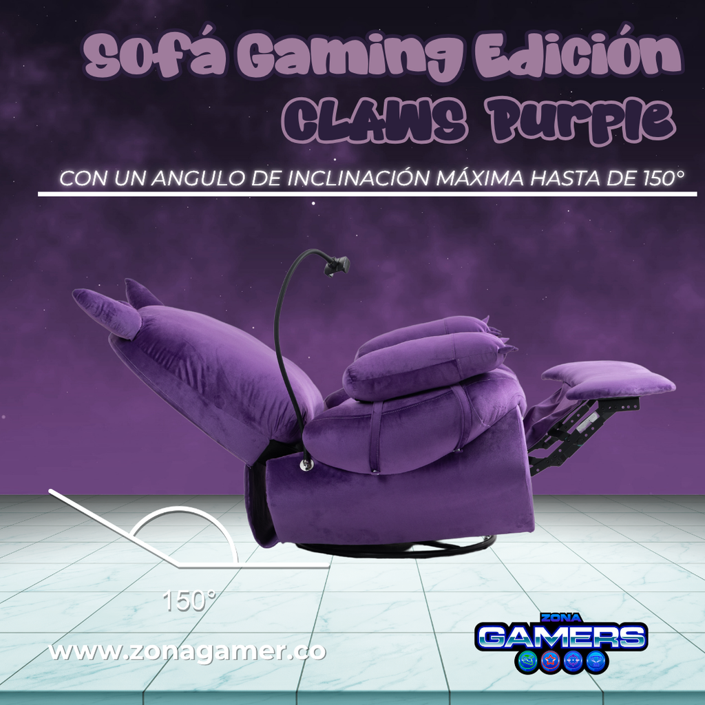 Sofá Gaming Claws Purple