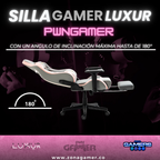 Silla Gamer Luxur Edición Limitada Modelo SAH-0010 PWNGAMER