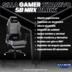 Silla Gamer TITANEVO 5D MAX Black