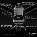 Silla Gamer TITANEVO 5D MAX Black