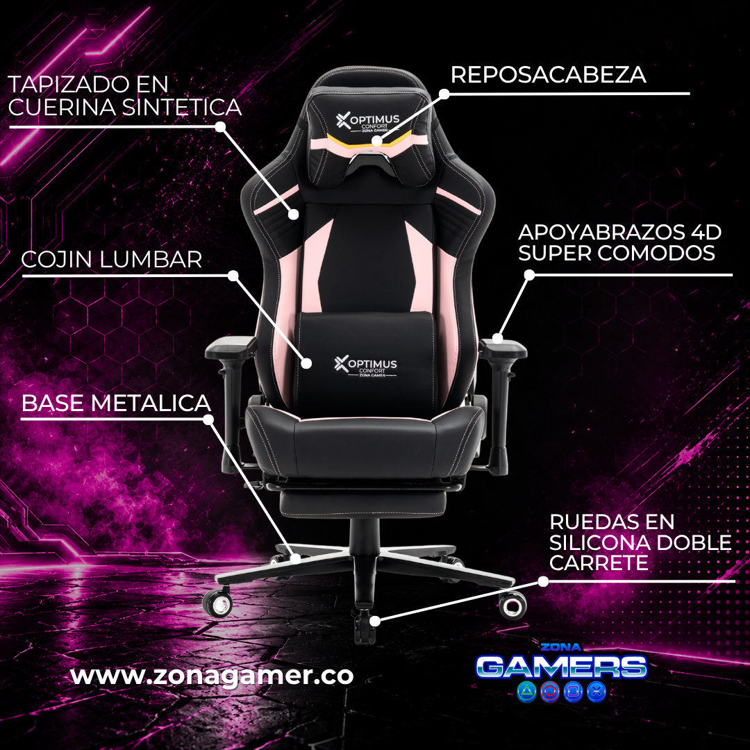 Silla Gamer Kaiser PRO Pink