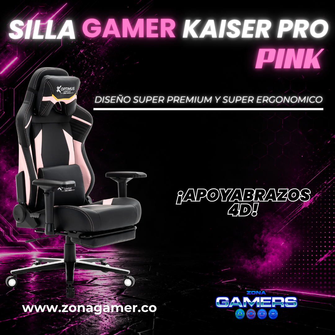Silla Gamer Kaiser PRO Pink