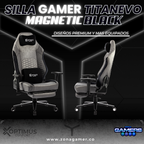 Silla Gamer TitanEvo Magnetic Black