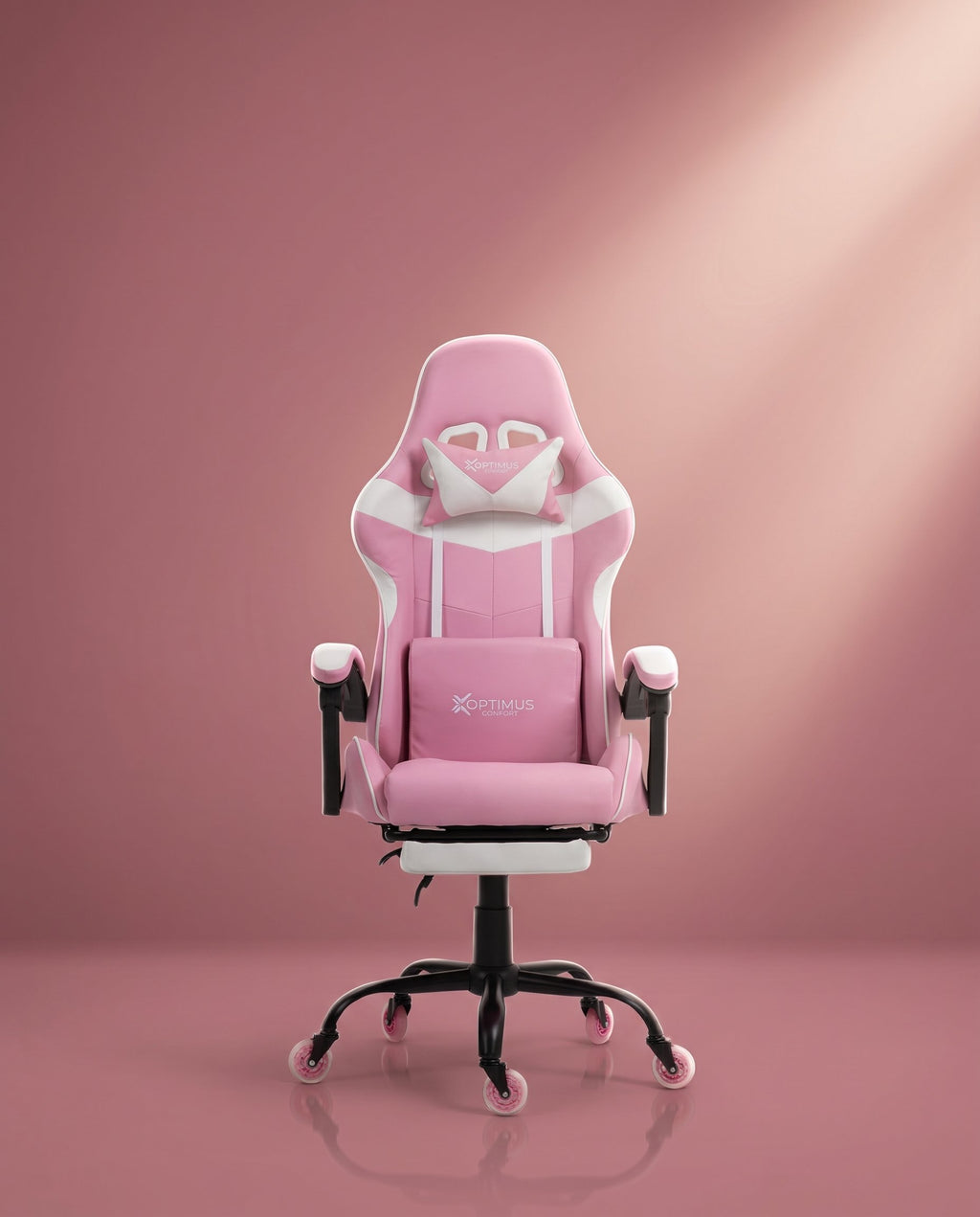Silla Gamer 1039F Pink con reposapiés y ruedas en silicona · set-2k · 16-1039f-pro-pink-01-armonia.jpg