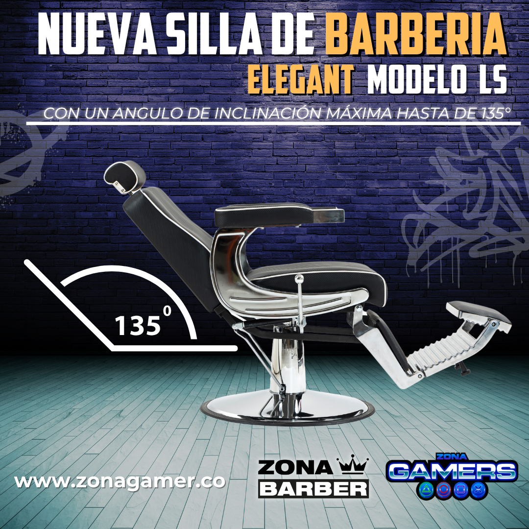 Silla de Barberia Elegant modelo LS