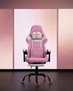 Silla Gamer 1039F Pink con reposapiés y ruedas en silicona · set-2k · 17-1039f-pro-pink-01-contraste.jpg
