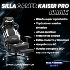 Silla Gamer Kaiser PRO Black