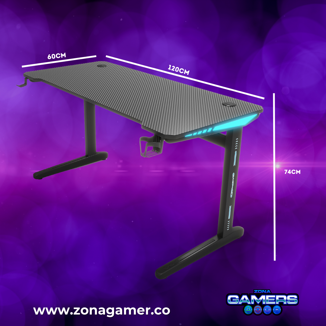 Escritorio Gamer D-2106 Con luces RGB