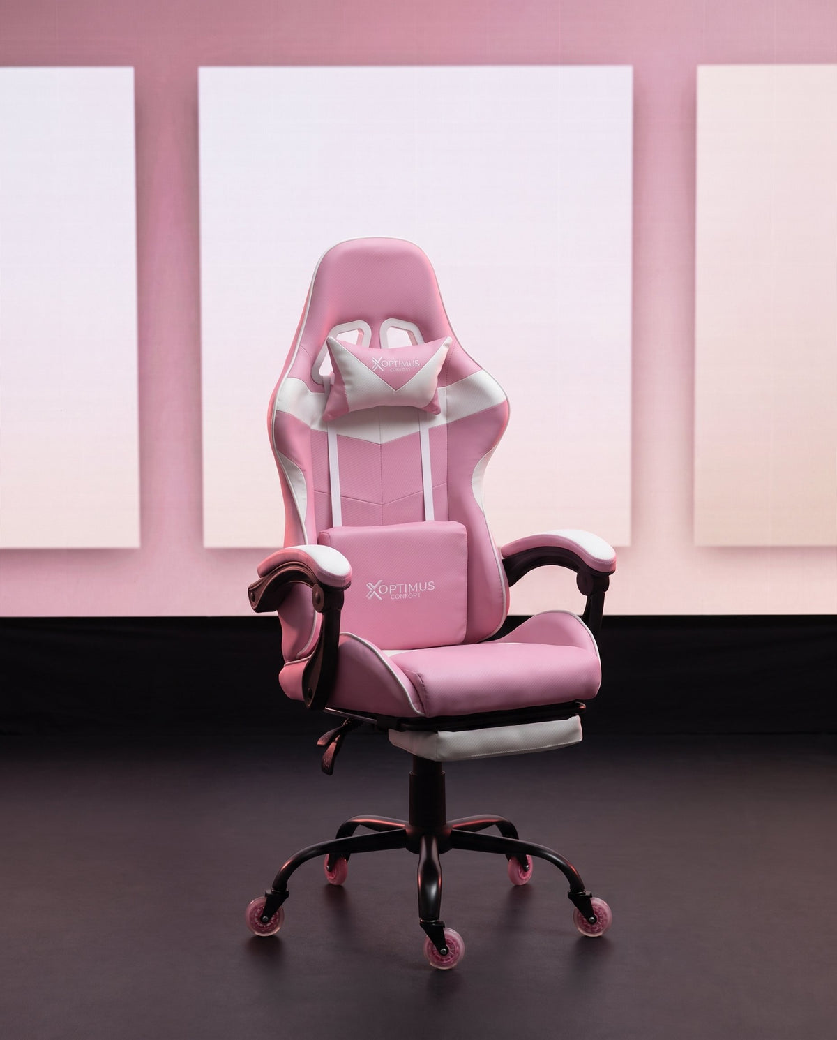 Silla Gamer 1039F Pink con reposapiés y ruedas en silicona · set-2k · 19-1039f-pro-pink-02-contraste.jpg