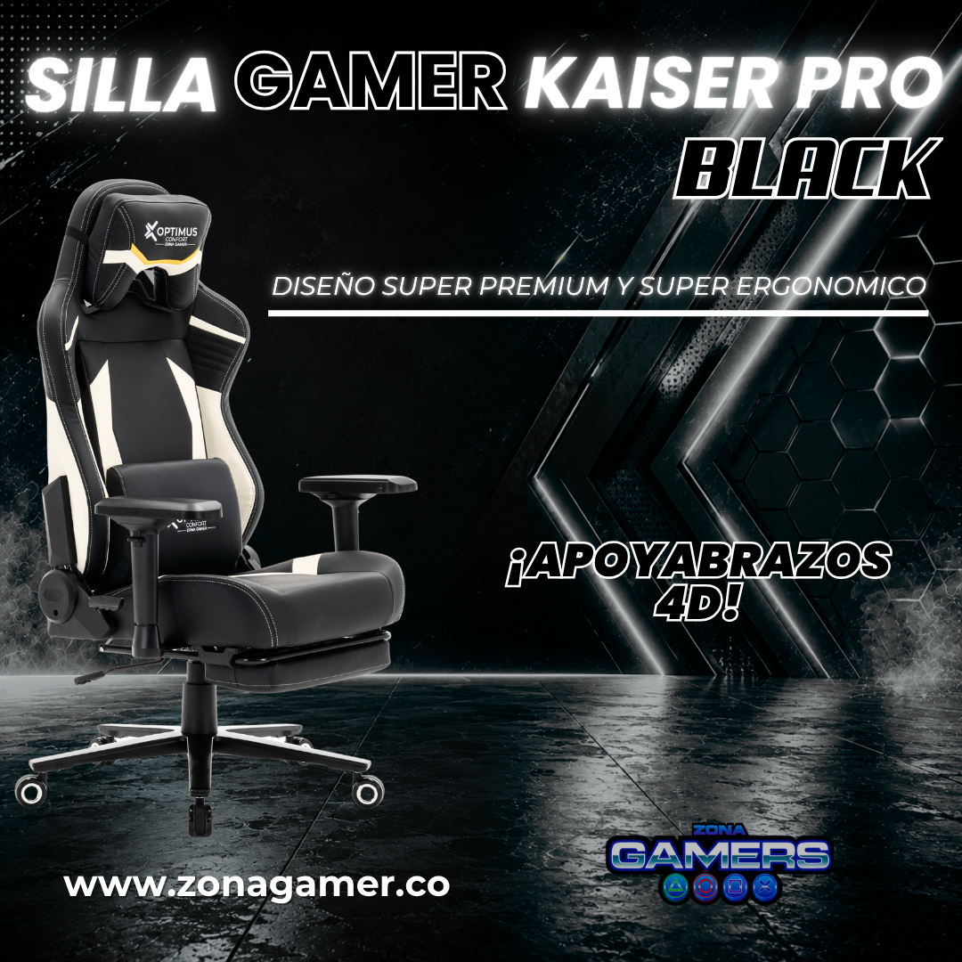 Silla Gamer Kaiser PRO Black