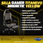 Silla Gamer TitanEvo Magnetic Yellow