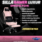 Silla Gamer Luxur Elegant Pink.