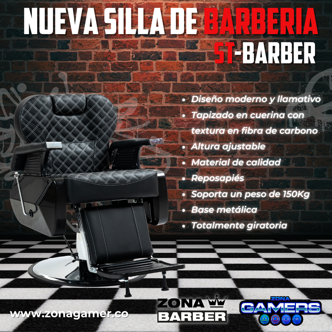 Silla de Barberia ST-Barber