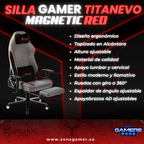 Silla Gamer TitanEvo Magnetic Red