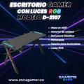 Escritorio Gamer D-2107 Con luces RGB