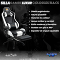 Silla Gamer Luxur Edición Limitada Modelo Colossus SAH-0014 Black