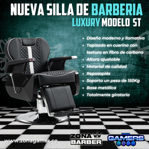 Silla de Barberia ST-Luxury