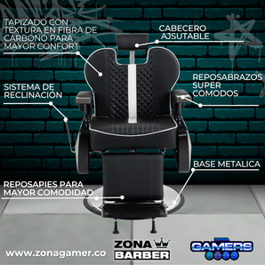 Silla de Barberia ST-Luxury