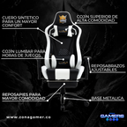 Silla Gamer Luxur Edición Limitada Modelo Colossus SAH-0014 Black