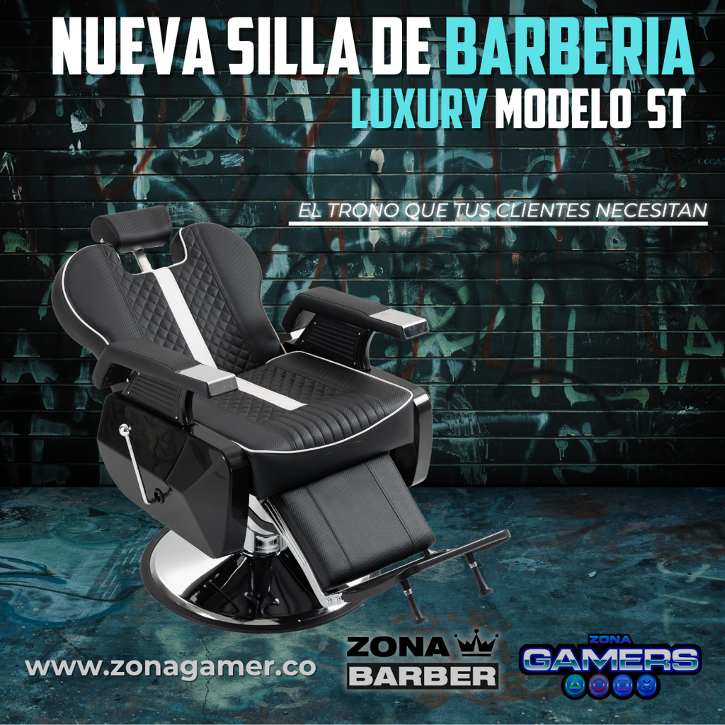 Silla de Barberia ST-Luxury