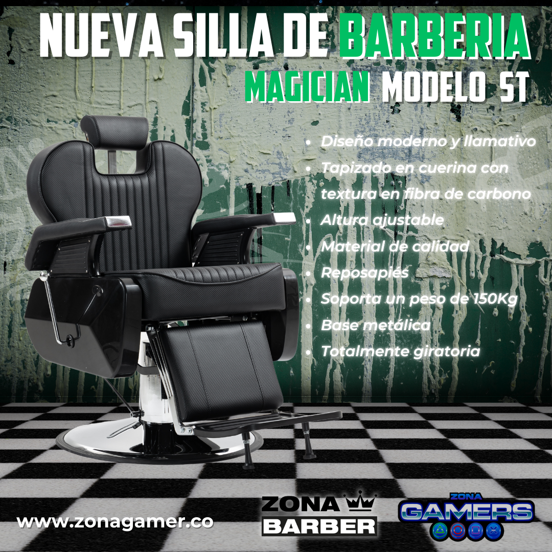 Silla de Barberia ST-Elegante