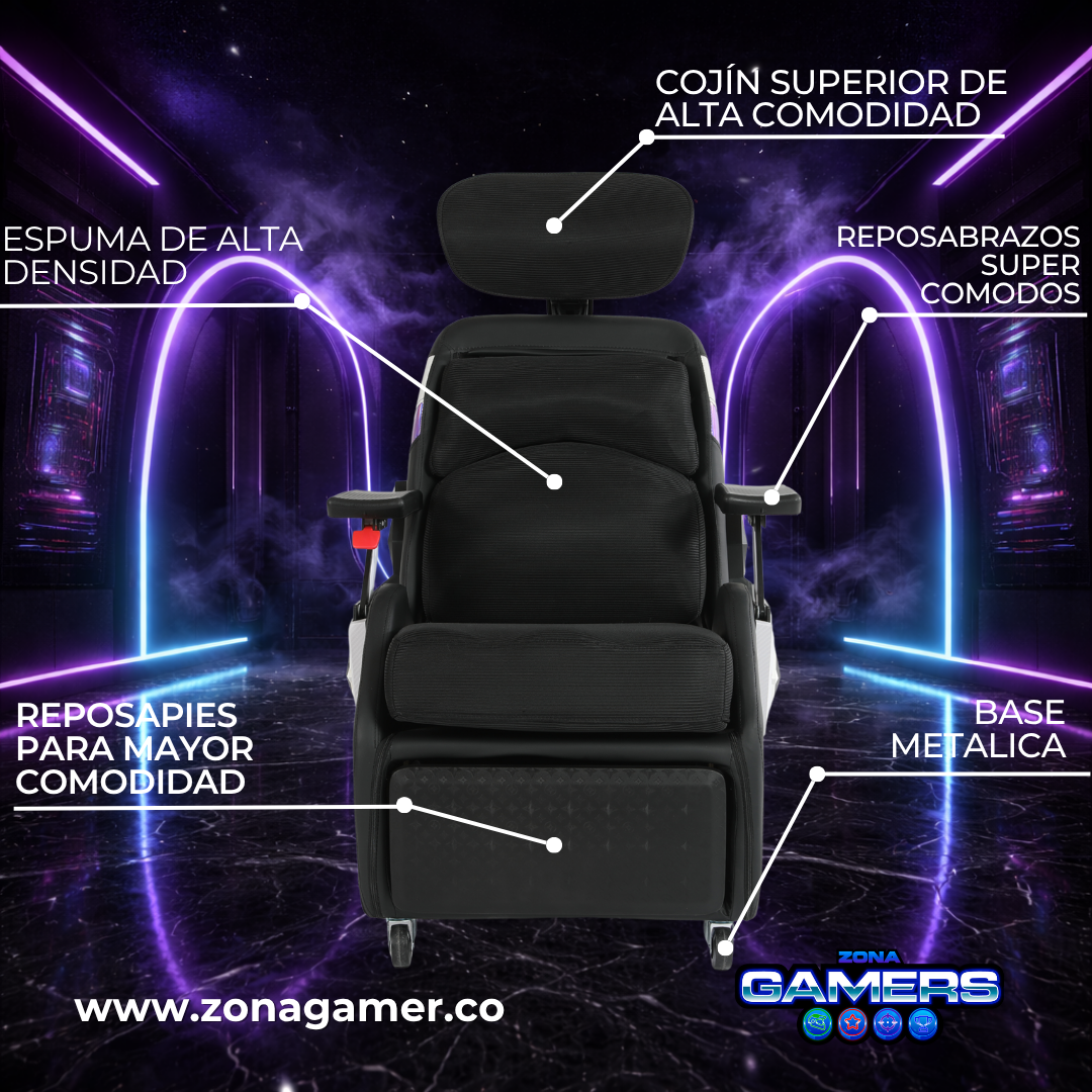 Sofá Gaming Luxur Purple