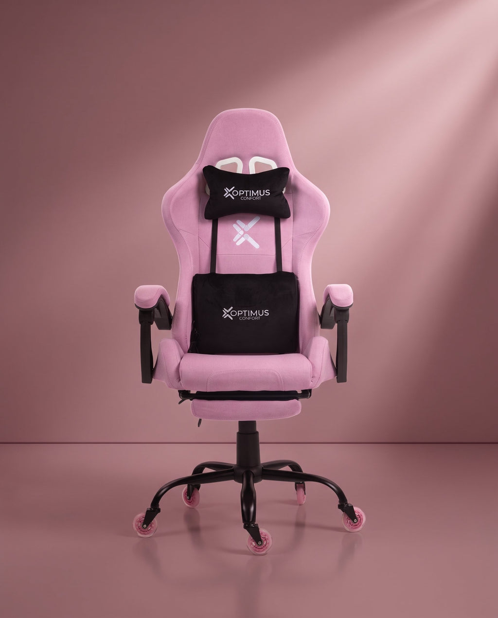 Silla Gamer CO-1039F Rosa, con tapizado en tela, reposapiés y ruedas en silicona · set-2k · 32-co-1039f-pink-01-armonia.jpg