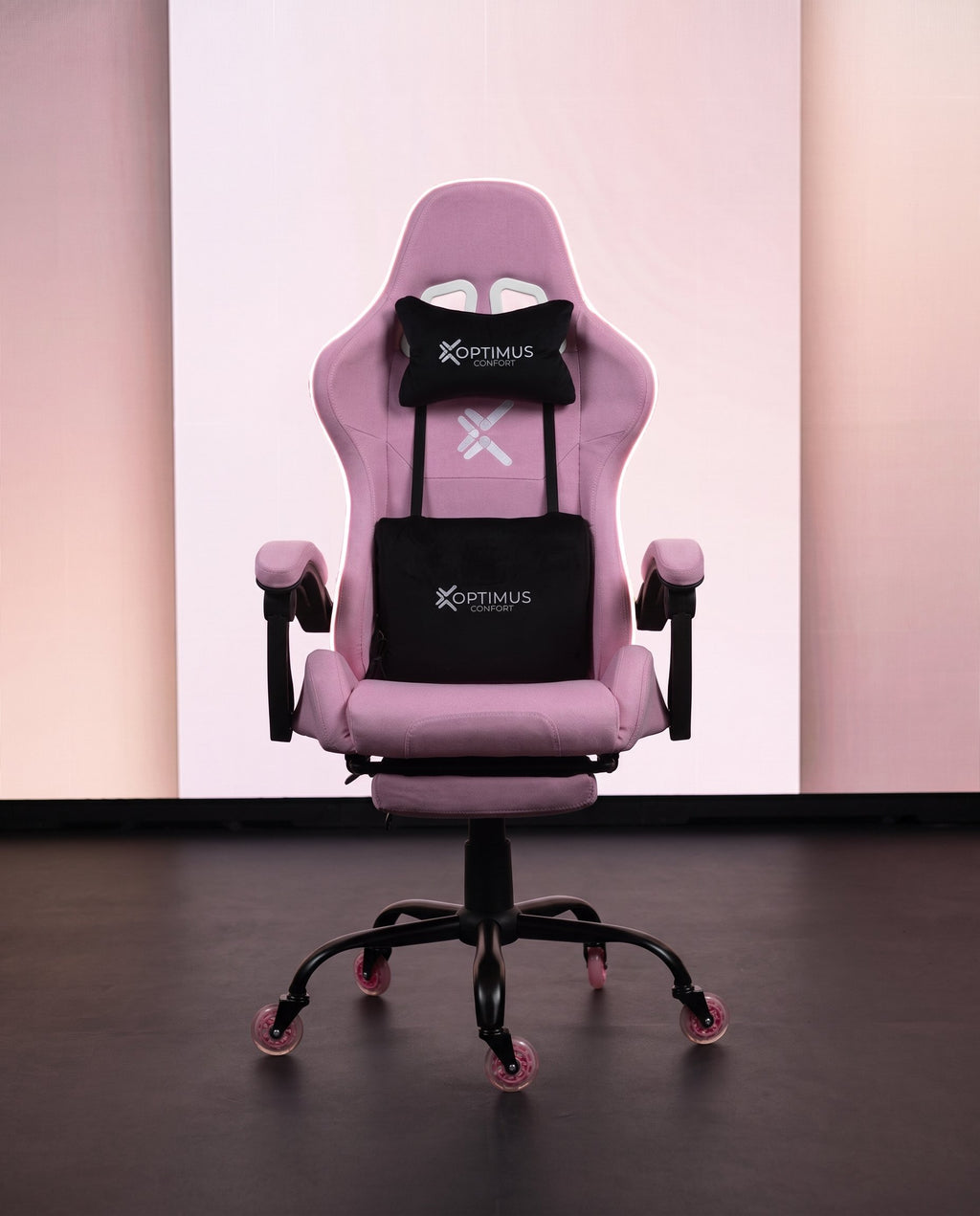 Silla Gamer CO-1039F Rosa, con tapizado en tela, reposapiés y ruedas en silicona · set-2k · 33-co-1039f-pink-01-contraste.jpg